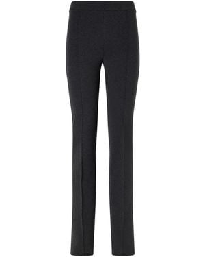 High Sport Straight-Leg Trousers - Black