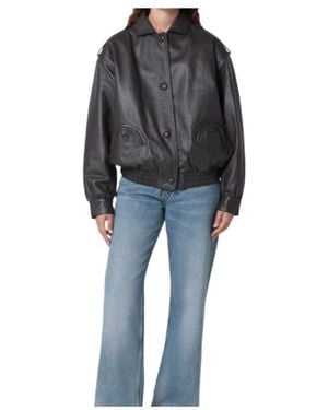 Blazé Milano Long-Sleeve Bomber Jacket - Black