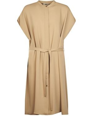Herno Belted Dress - Natural