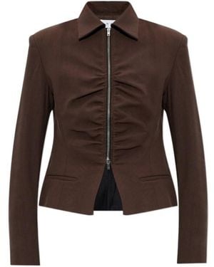 IRO Long Sleeve Casual Jacket - Brown