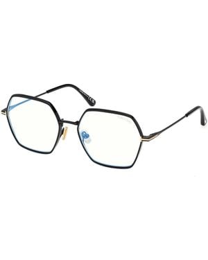 Tom Ford Eyewear Geometric Frame Glasses - Black