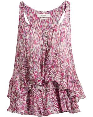 Isabel Marant Printed Crew Neck Vest - Red