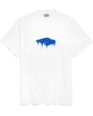 Balenciaga Wet Brush Oversized T-Shirt - White
