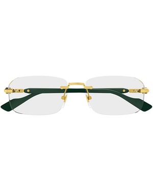 Gucci Eyewear Rectangle Frame Glasses - White