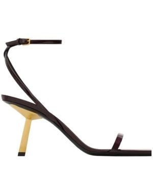 Saint Laurent Lee Sandals - White