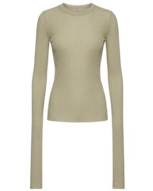 Rick Owens Long Sleeve T-Shirt - Green