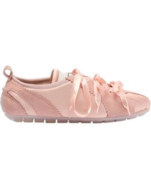 Simone Rocha Lace-Up Ballet Shoes - Pink
