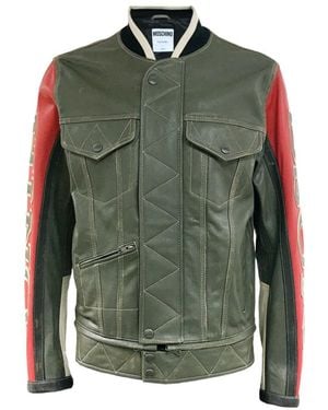 Moschino Pieced Casual Jacket - Green