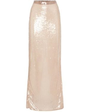 GIUSEPPE DI MORABITO Sequined Maxi Skirt - Natural