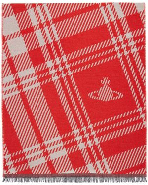 Vivienne Westwood Tartan Scarf - Red