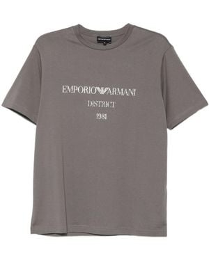 Emporio Armani Short-Sleeved T-Shirt - Grey