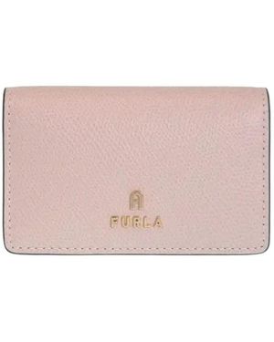 Furla Camelia Logo Lettering Wallet - Pink