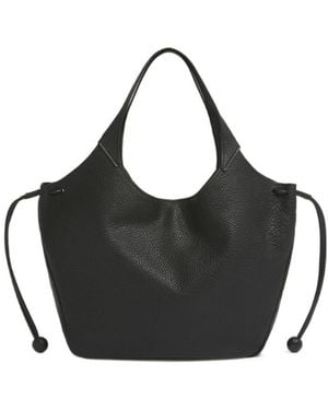 Marni Leather Trunkaroo Soft Medium Tote Bag - Black