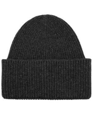 Destin Wool Beanie Hat - Black