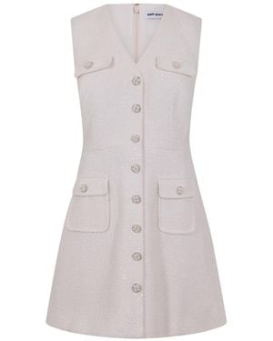 Self-Portrait Dress - Grey