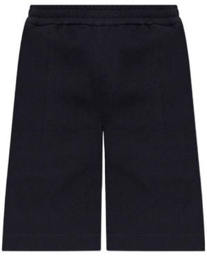 Jil Sander Elasticated Waist Shorts - Blue