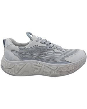 Ash Lace-Up Low-Top Trainers - Grey