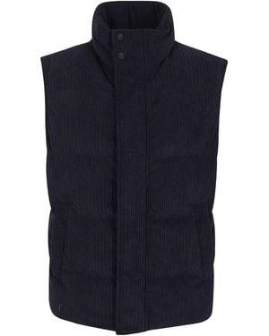 Herno Quilted Padded Gilet - Blue