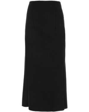 Philosophy Di Lorenzo Serafini High Waist Midi Skirt - Black