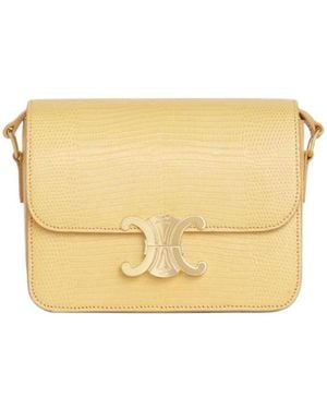 Celine Teen Triomphe Bag - Natural