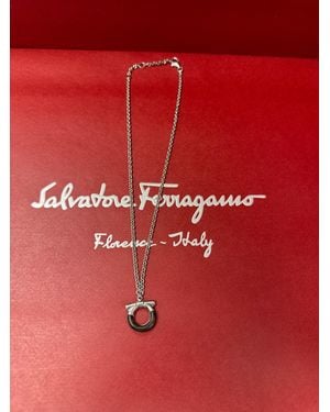 Ferragamo Pendant Necklace - Red