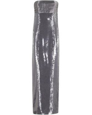 retroféte Kenia Sequin Dress - Grey