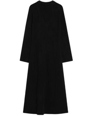 Loulou de Saison Long Ari Knit Dress - Black