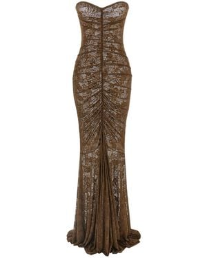 Norma Kamali Mermaid Dress - Brown