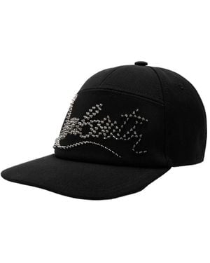 Christian Louboutin Flatbrim Baseball Cap - Black