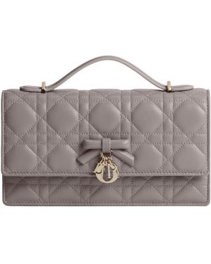 Dior Flap Crossbody Bag - Grey