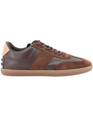 Tod's Cassetta Low-Top Sneakers - Brown