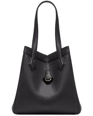 Fendi Origami Medium Tote Bag - Black