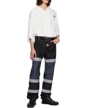 Martine Rose Safety Straight-Leg Pants - Black