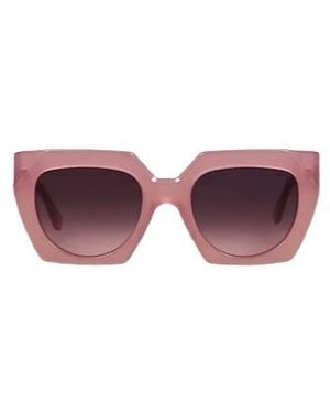 Ganni Minimalist Stylish Sunglasses - Purple