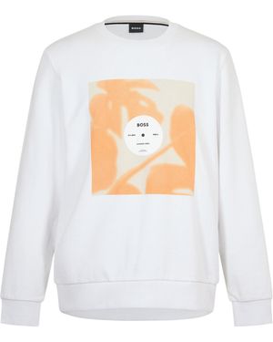 BOSS Crewneck Sweatshirt - White