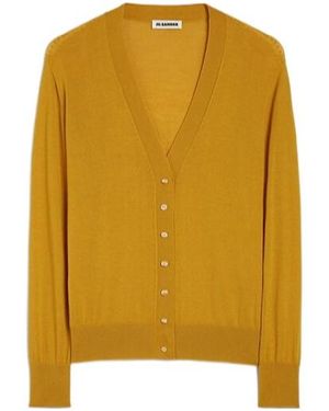 Jil Sander Knitted Cardigan - Yellow