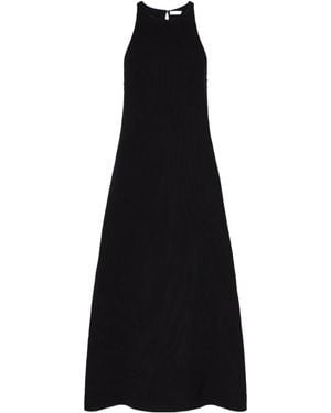 Blazé Milano Skyros Pleated Dress - Black