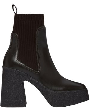 Stella McCartney Skyla Heeled Sock Boots - Black