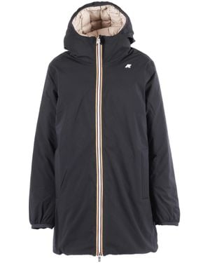 K-Way Sophie St Thermo Heavy Reversible Jacket - Blue