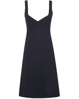 N°21 Pleated Detail Dress - Blue