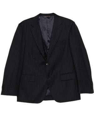 Canali Long-Sleeved Suit Jacket - Blue