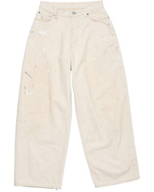 Acne Studios Loose Fit Jeans - White
