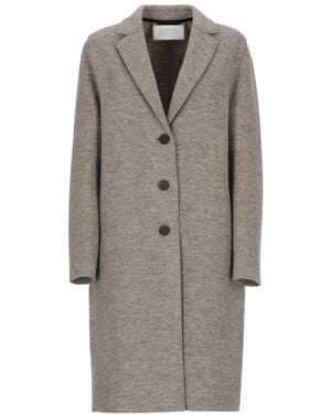 Harris Wharf London Long-Sleeved Coat - Grey