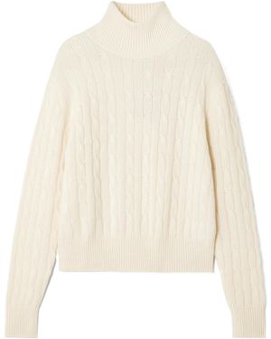 arch4 Long-Sleeved Turtleneck Jumper - White