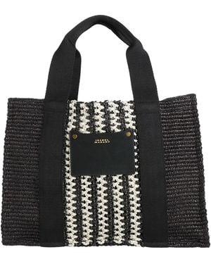 Isabel Marant Two-Color Large Handbag - Black