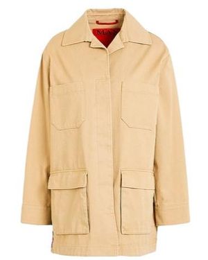 MAX&Co. Simple Long-Sleeved Jacket - Natural