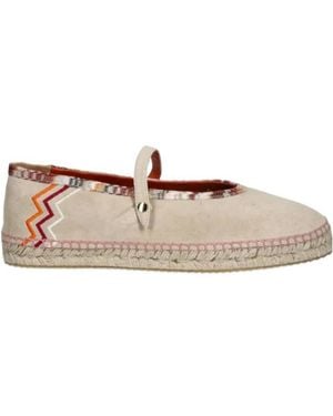 Missoni Leather Espadrilles - Natural
