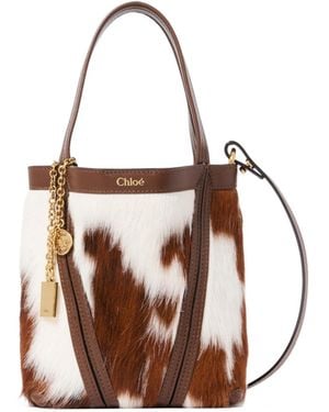 Chloé Small Chloé Spin Tote Bag - Brown