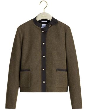 Dior Cropped Jacket - Green