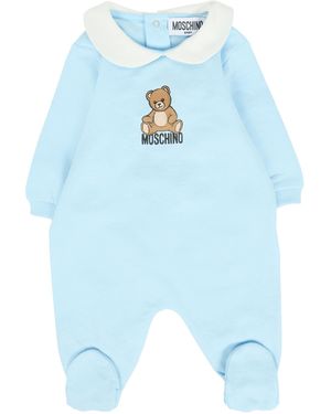 Moschino Teddy Bear-Motif Pajamas - Blue